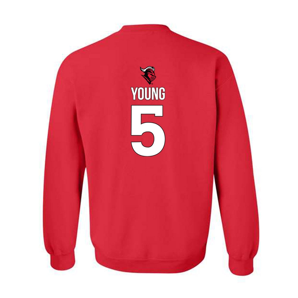 Rutgers - NCAA Women's Basketball : Deja Young - Crewneck Sweatshirt-1