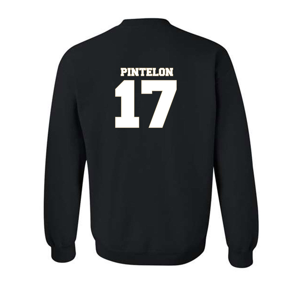Wake Forest - NCAA Men's Basketball : Xander Pintelon - Generic Sports Shersey Crewneck Sweatshirt-1