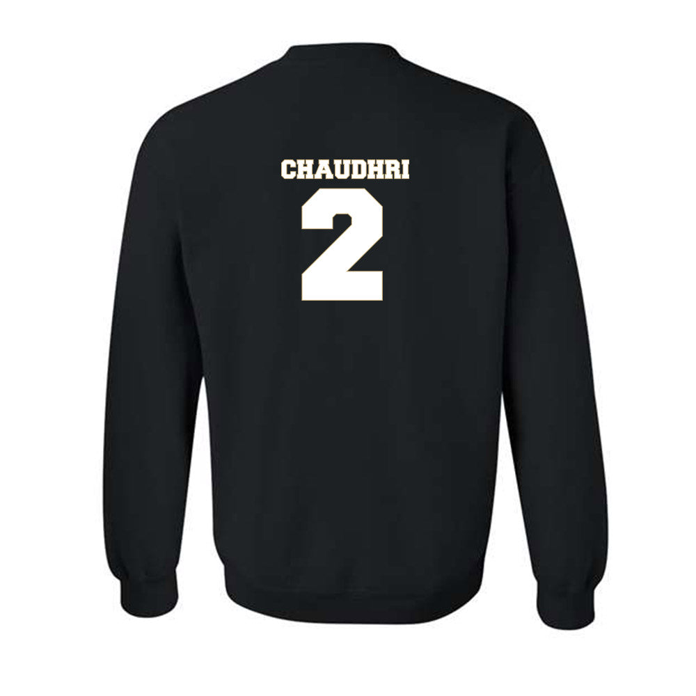 Wake Forest - NCAA Men's Basketball : Vincent Chaudhri - Generic Sports Shersey Crewneck Sweatshirt-1