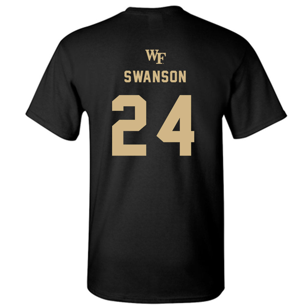 Wake Forest - NCAA Women's Basketball : Mckenzie Swanson - Generic Sports Shersey T-Shirt-1