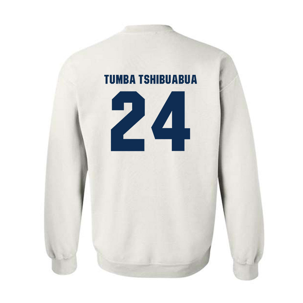 West Virginia - NCAA Women's Basketball : Divine Tumba Tshibuabua - Generic Sports Shersey Crewneck Sweatshirt-1