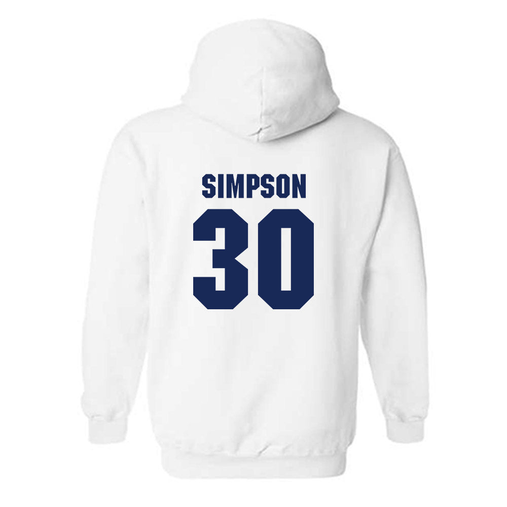 Marquette - NCAA Men's Soccer : Cameron Simpson - Sports Shersey Hooded Sweatshirt-1