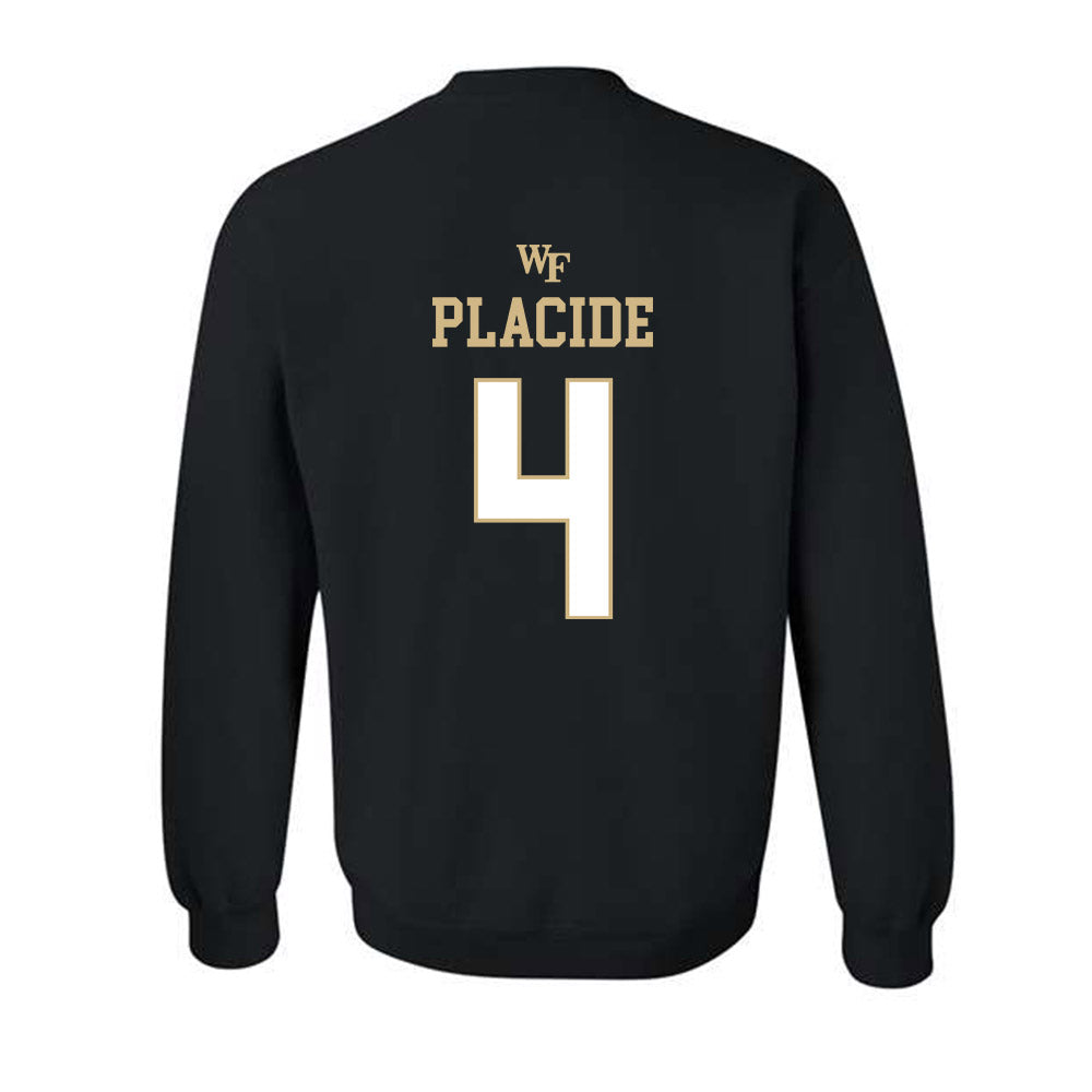 Wake Forest - NCAA Men's Basketball : Gavin Placide - Sports Shersey Crewneck Sweatshirt-1