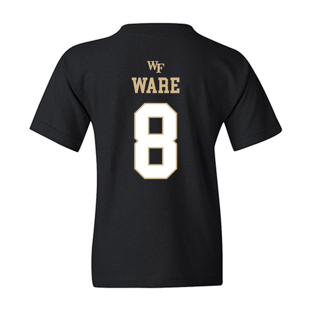 Wake Forest - NCAA Women's Basketball : Breauna Ware - Sports Shersey Youth T-Shirt-1