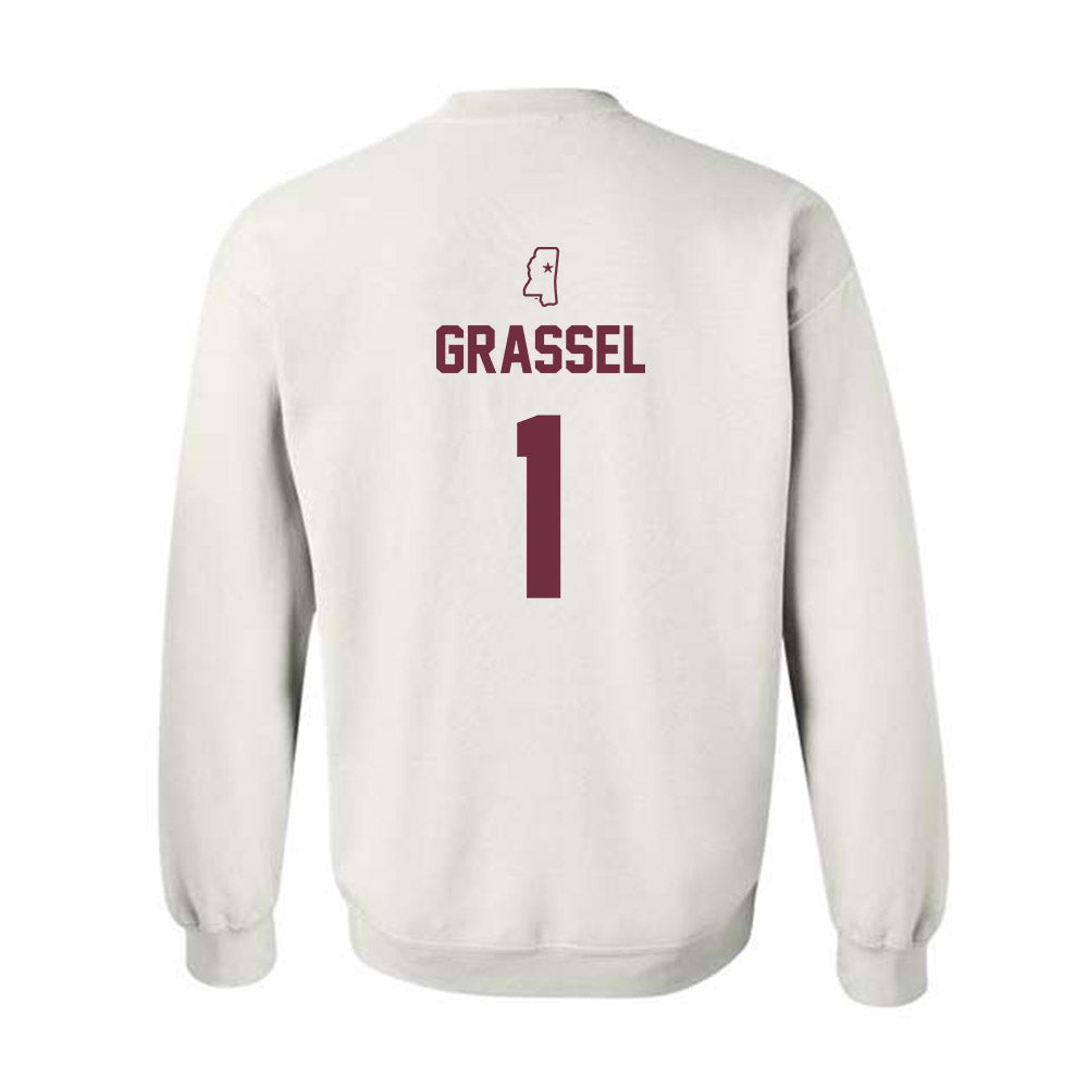 Mississippi State - NCAA Softball : Gretta Grassel - Sports Shersey Crewneck Sweatshirt-1