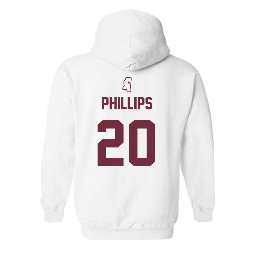 Mississippi State - NCAA Softball : Sara Phillips - Sports Shersey Hooded Sweatshirt-1