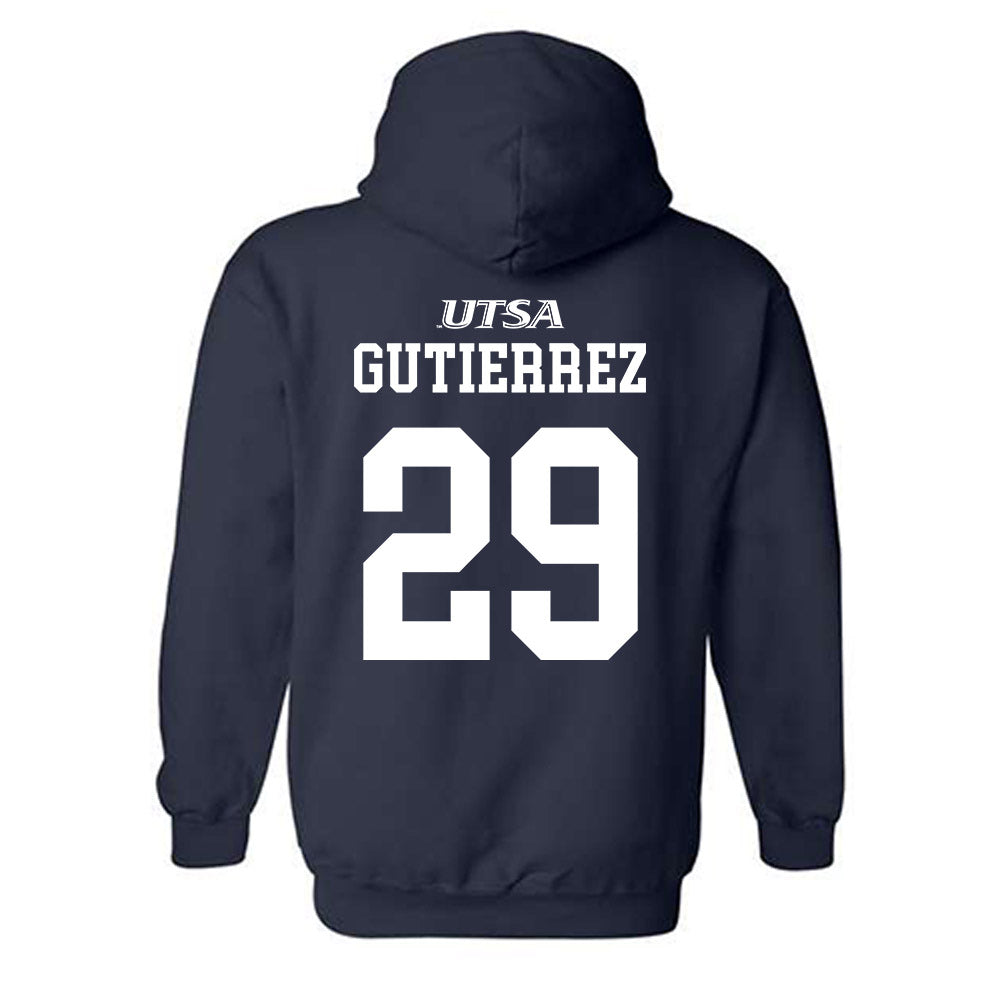 UTSA - NCAA Baseball : Christopher Gutierrez - Generic Sports Hooded Sweatshirt-1