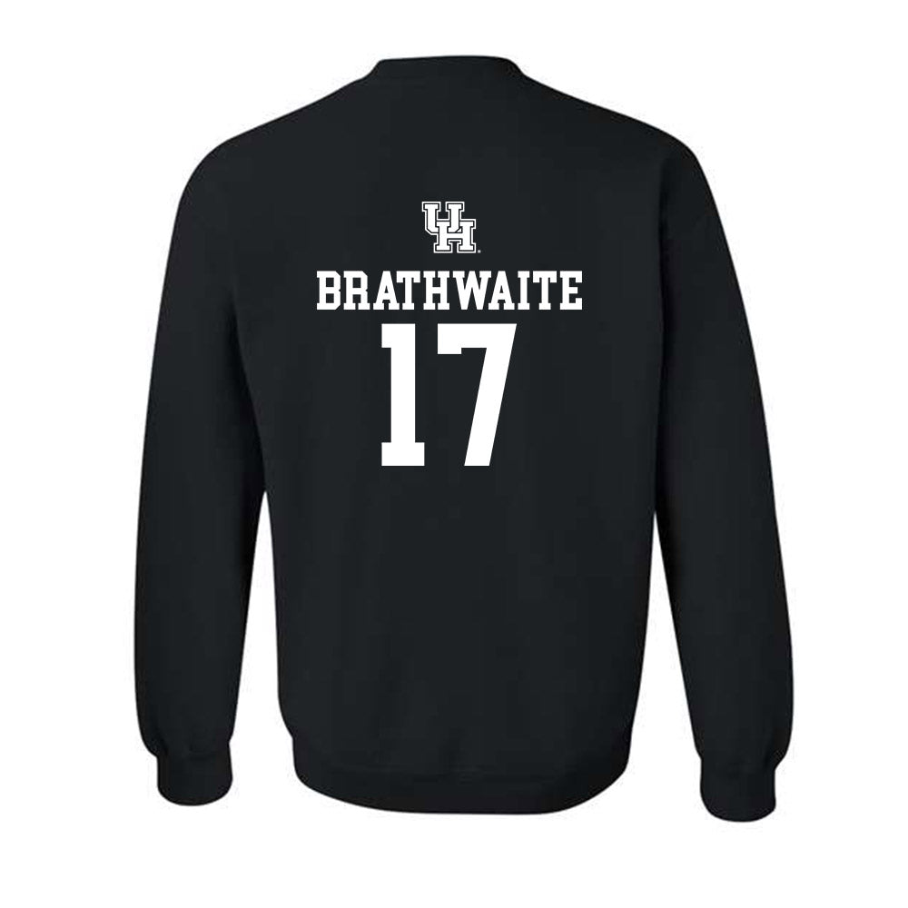 Houston - NCAA Football : Christian Brathwaite - Sports Shersey Crewneck Sweatshirt-1