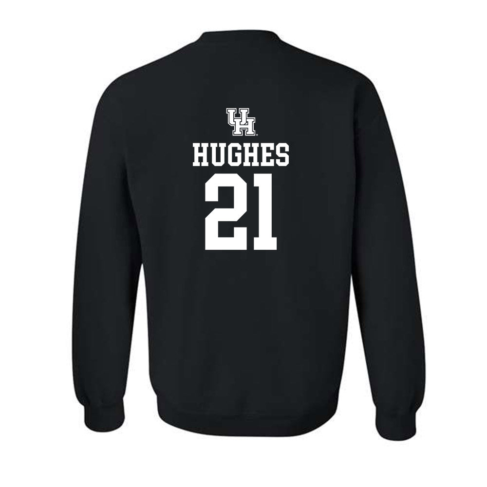 Houston - NCAA Football : Makhi Hughes - Sports Shersey Crewneck Sweatshirt-1