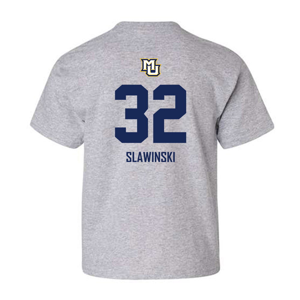 Marquette - NCAA Men's Soccer : Will Slawinski - Sports Shersey Youth T-Shirt-1