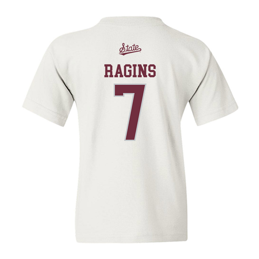 Mississippi State - NCAA Football : Zion Ragins - Classic Shersey Youth T-Shirt-1