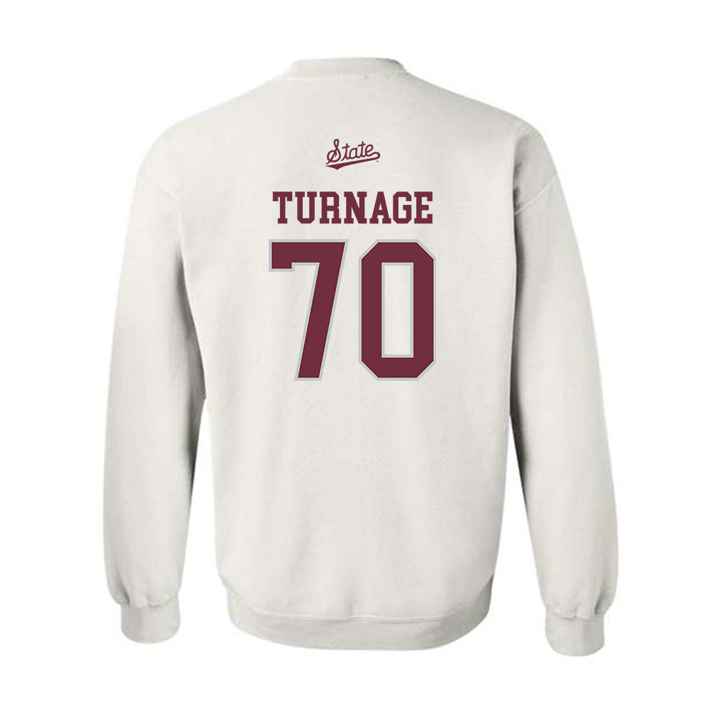 Mississippi State - NCAA Football : Breyden Turnage - Classic Shersey Crewneck Sweatshirt-1