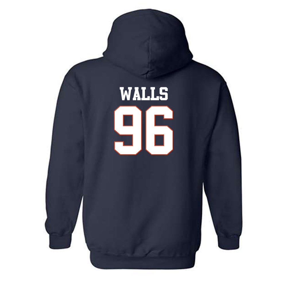 UTSA - NCAA Football : Corey Walls - Classic Shersey Hooded Sweatshirt-1