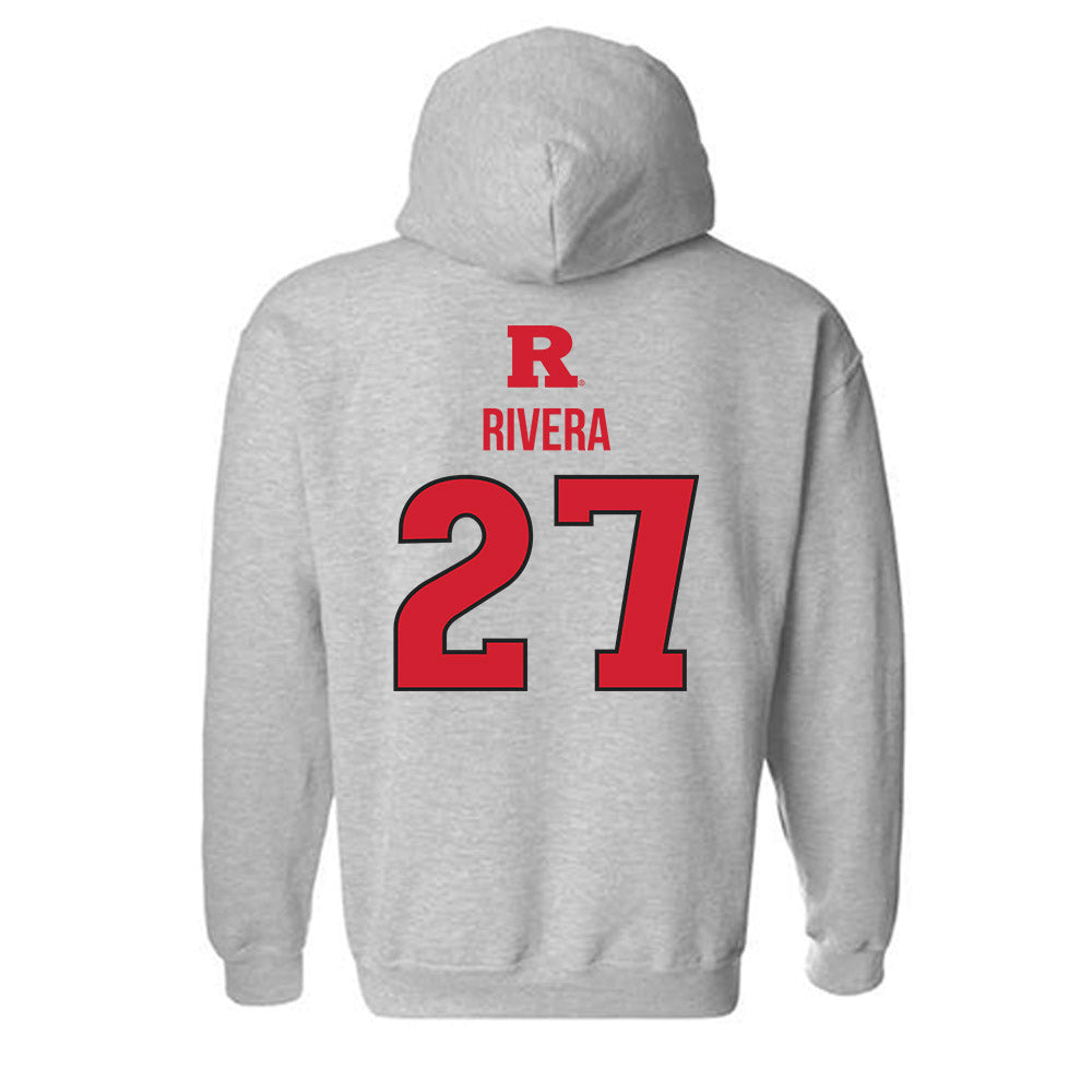 Rutgers - NCAA Baseball : Gabe Rivera - Sport Shersey Hooded Sweatshirt-1
