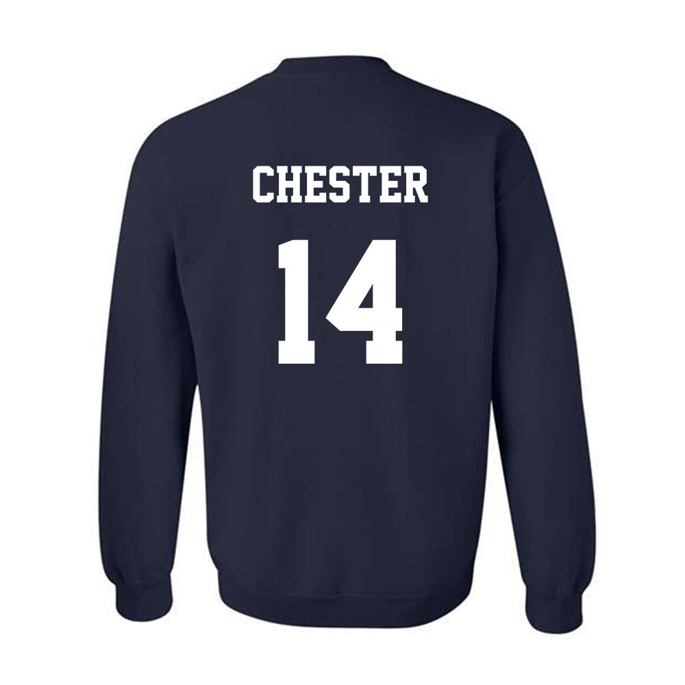 Monmouth - NCAA Men's Lacrosse : Riley Chester - Classic Shersey Crewneck Sweatshirt-1