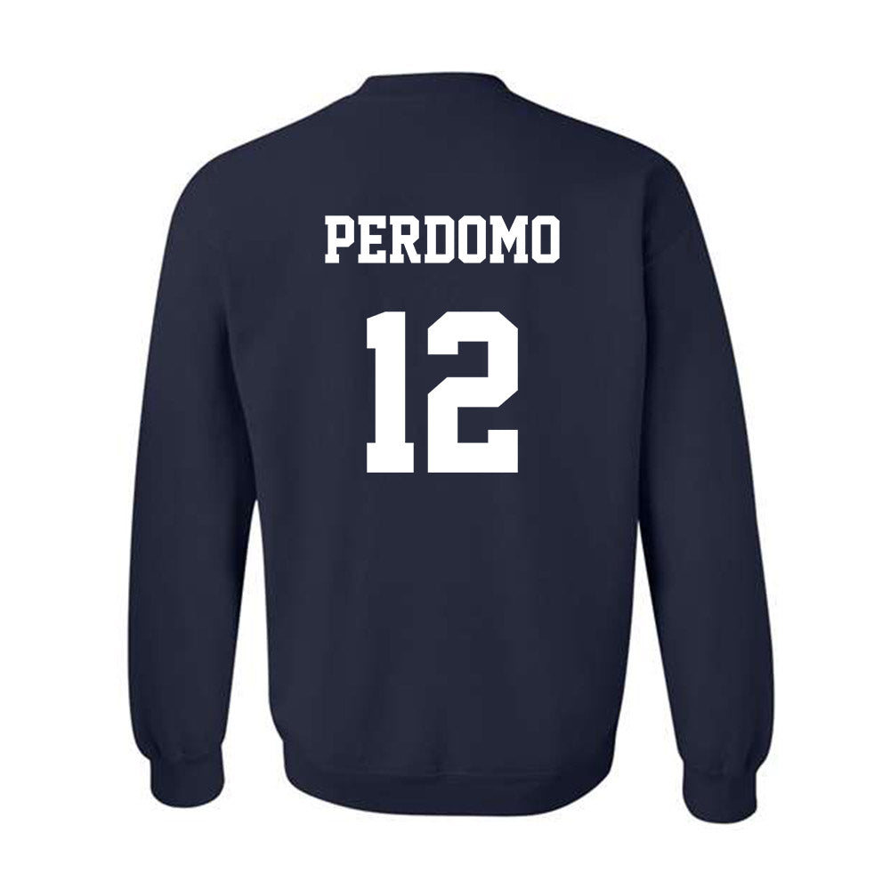 Monmouth - NCAA Women's Soccer : Evangeline Perdomo - Classic Shersey Crewneck Sweatshirt-1