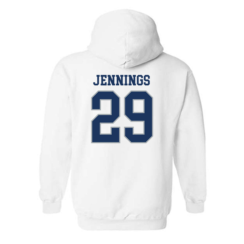 Monmouth - NCAA Football : Elijah Jennings - Classic Fashion Shersey Hooded Sweatshirt-1
