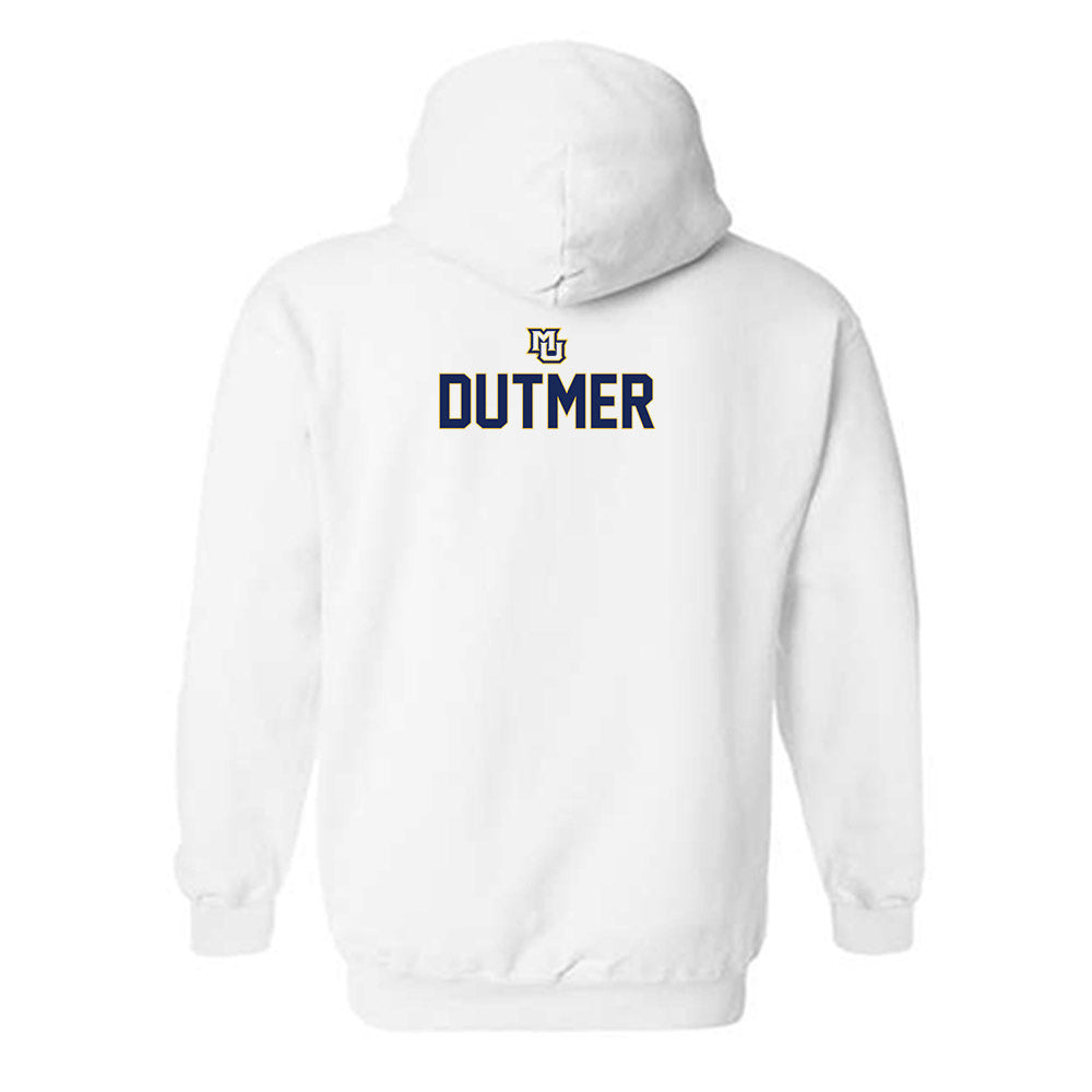 Marquette - NCAA Men's Track & Field : Charlie Dutmer - Generic Shersey Hooded Sweatshirt-1