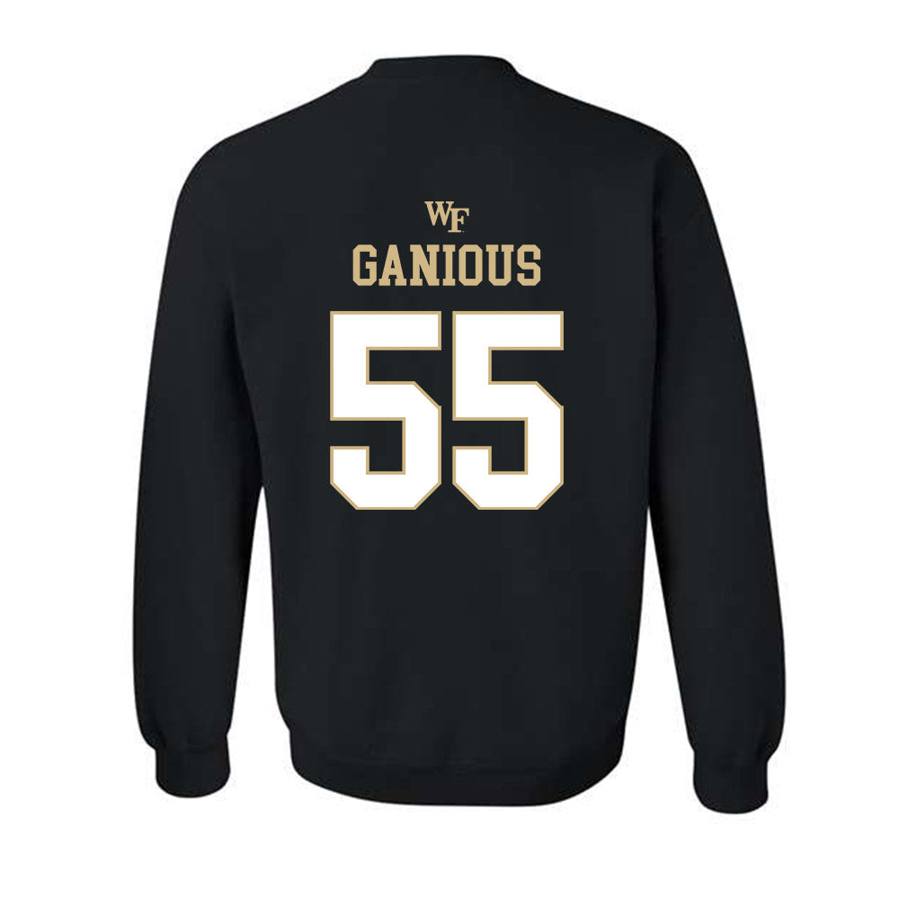 Wake Forest - NCAA Football : Bryce Ganious - Sports Shersey Crewneck Sweatshirt-1