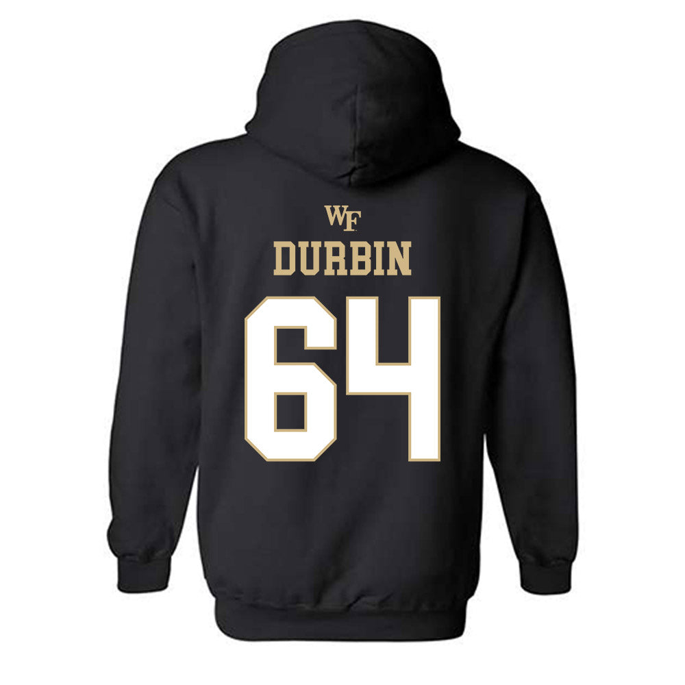 Wake Forest - NCAA Football : Dylan Durbin - Sports Shersey Hooded Sweatshirt-1