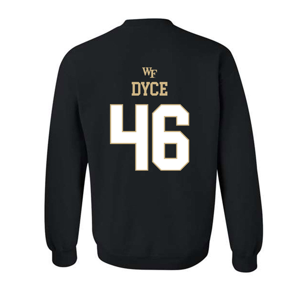 Wake Forest - NCAA Football : Deuce Dyce - Sports Shersey Crewneck Sweatshirt-1