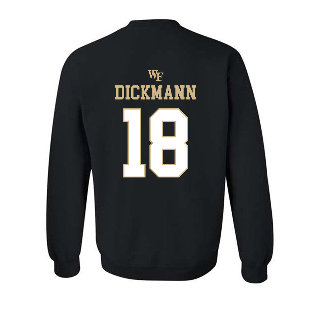 Wake Forest - NCAA Football : Drayden Dickmann - Sports Shersey Crewneck Sweatshirt-1