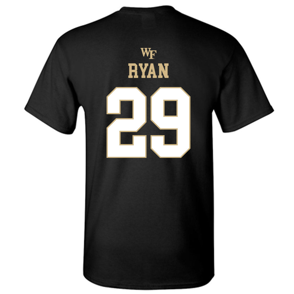 Wake Forest - NCAA Football : Jake Ryan - Sports Shersey T-Shirt-1