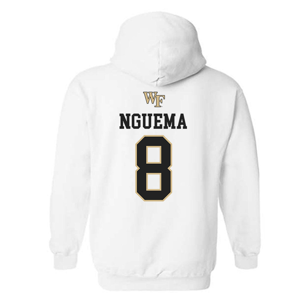 Wake Forest - NCAA Men's Soccer : David Nguema - Generic Sports Shersey Hooded Sweatshirt-1