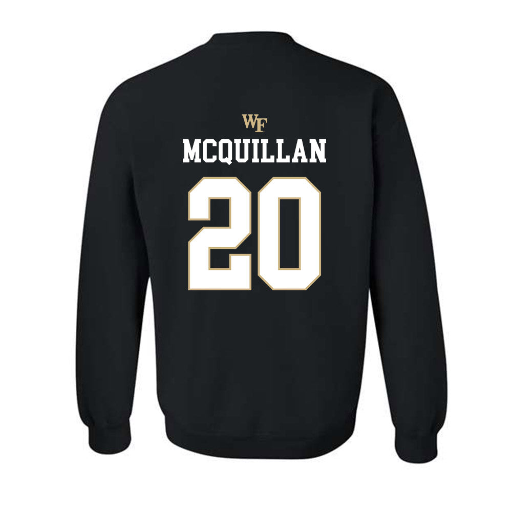 Wake Forest - NCAA Baseball : TJ McQuillan - Generic Sports Shersey Crewneck Sweatshirt-1
