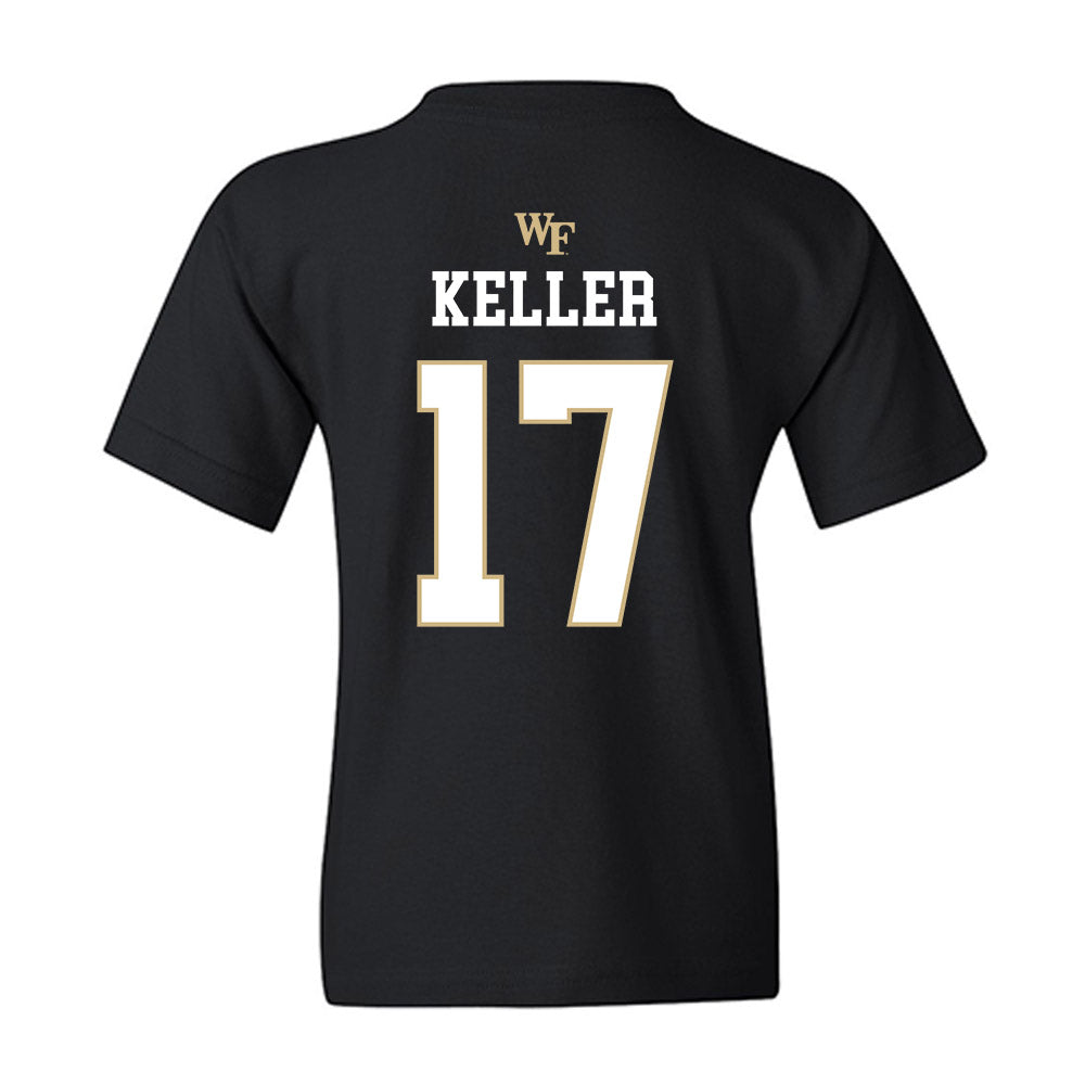 Wake Forest - NCAA Baseball : Ethan Keller - Generic Sports Shersey Youth T-Shirt-1