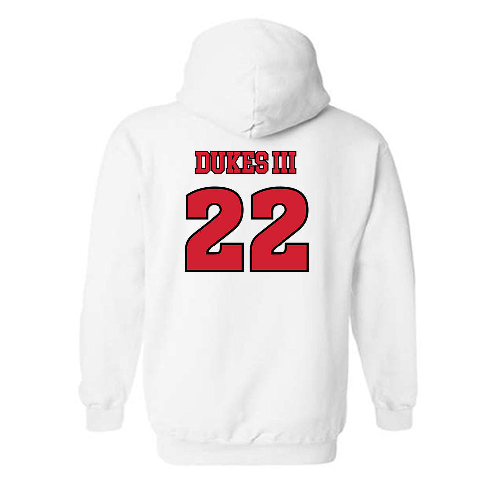 Rutgers - NCAA Football : Michael Dukes III - Sports Shersey Hooded Sweatshirt-1