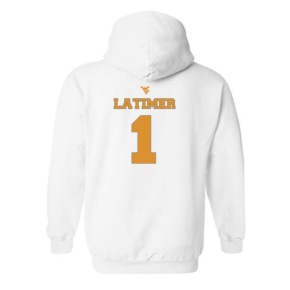 West Virginia - NCAA Football : Amari Latimer - Generic Sports Shersey Hooded Sweatshirt-1