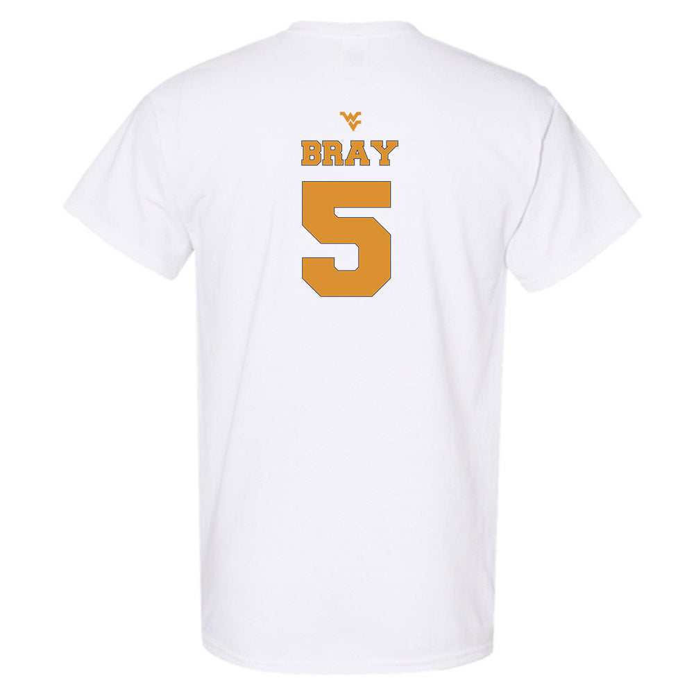 West Virginia - NCAA Football : Jaden Bray - T-Shirt Sports Shersey