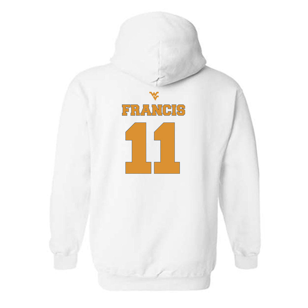 West Virginia - NCAA Football : TaRon Francis - Generic Sports Shersey Hooded Sweatshirt-1