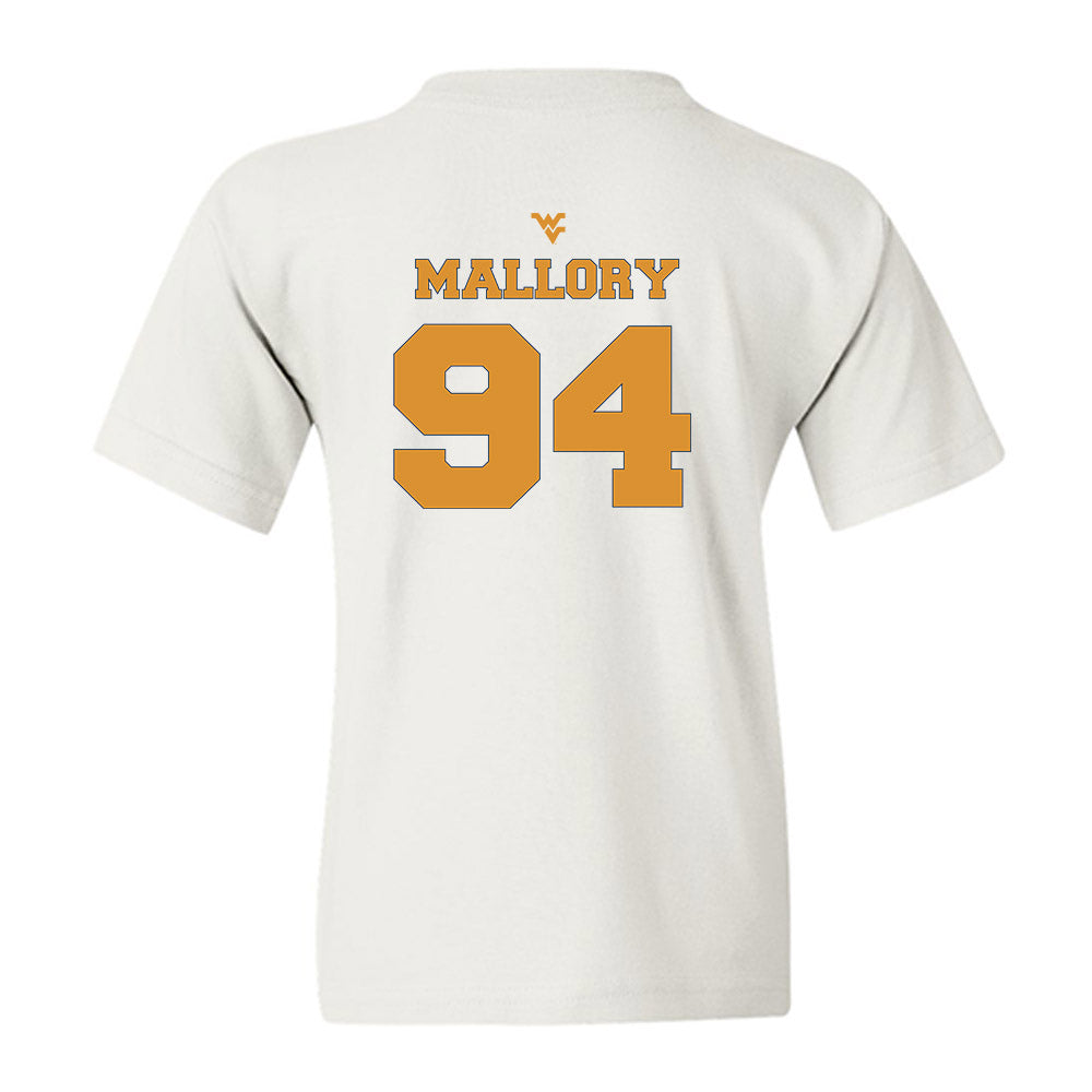 West Virginia - NCAA Football : Cam Mallory - Generic Sports Shersey Youth T-Shirt-1
