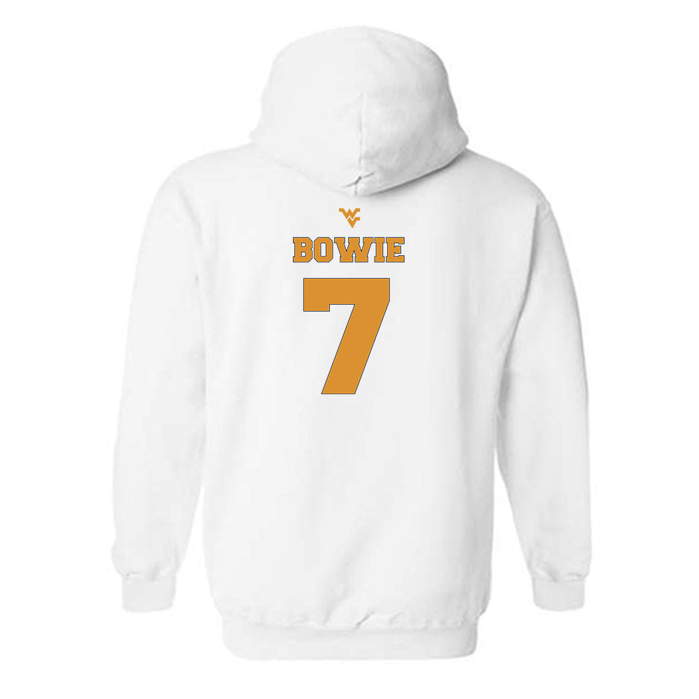 West Virginia - NCAA Football : Jarod Bowie - Generic Sports Shersey Hooded Sweatshirt-1