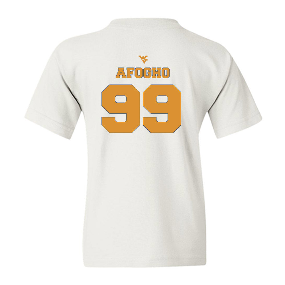 West Virginia - NCAA Football : David Afogho - Generic Sports Shersey Youth T-Shirt-1