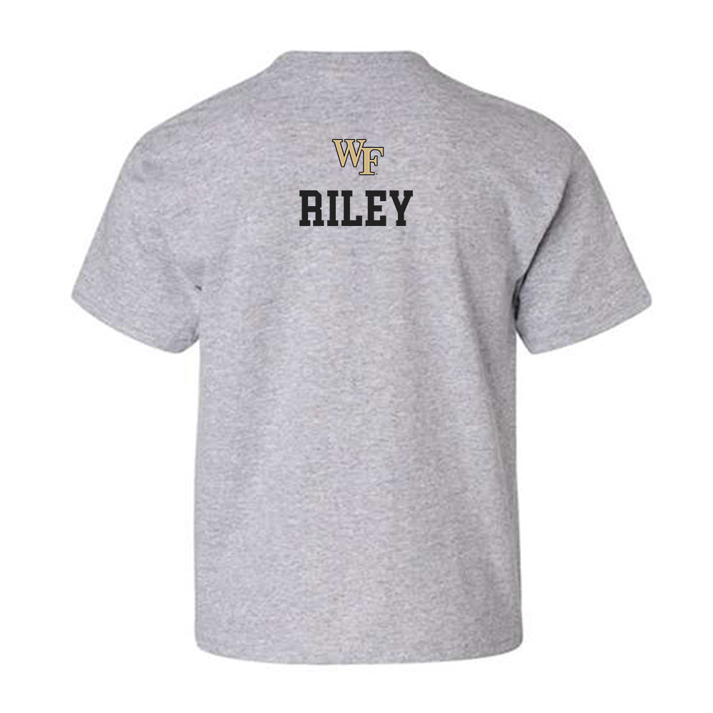 Wake Forest - NCAA Men's Track & Field : Andrew Riley - Generic Sports Shersey Youth T-Shirt-1