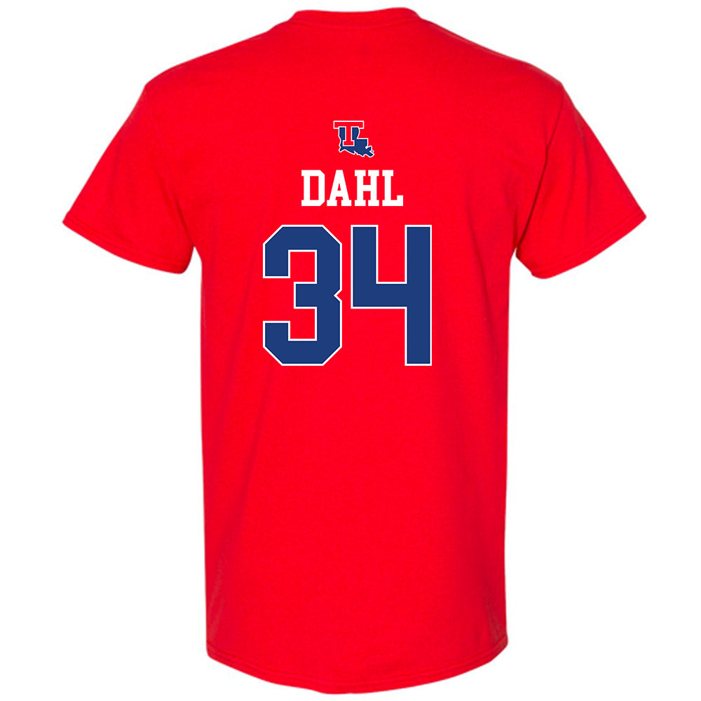 LA Tech - NCAA Baseball : Declan Dahl - Sports Shersey T-Shirt-1