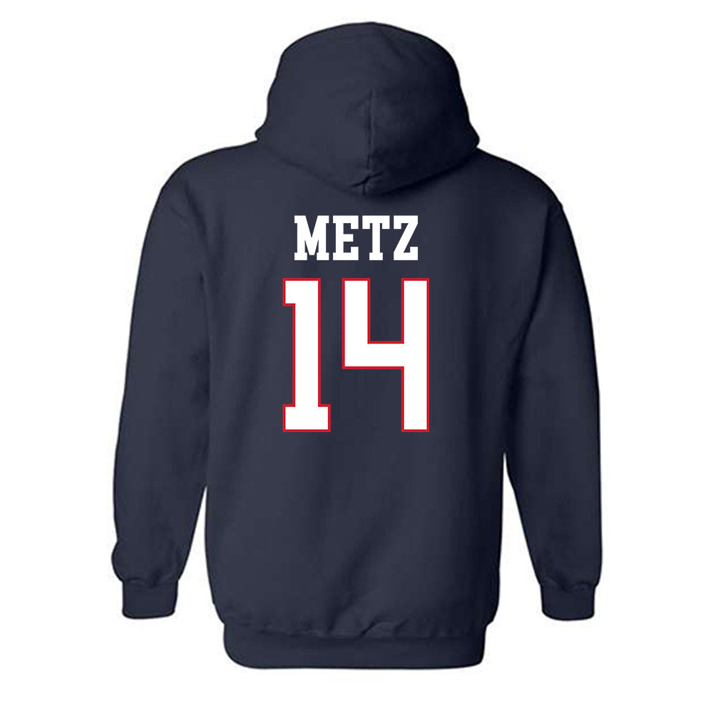 Gonzaga - NCAA Men's Basketball : Alonzo Metz - Classic Shersey Hooded Sweatshirt-1