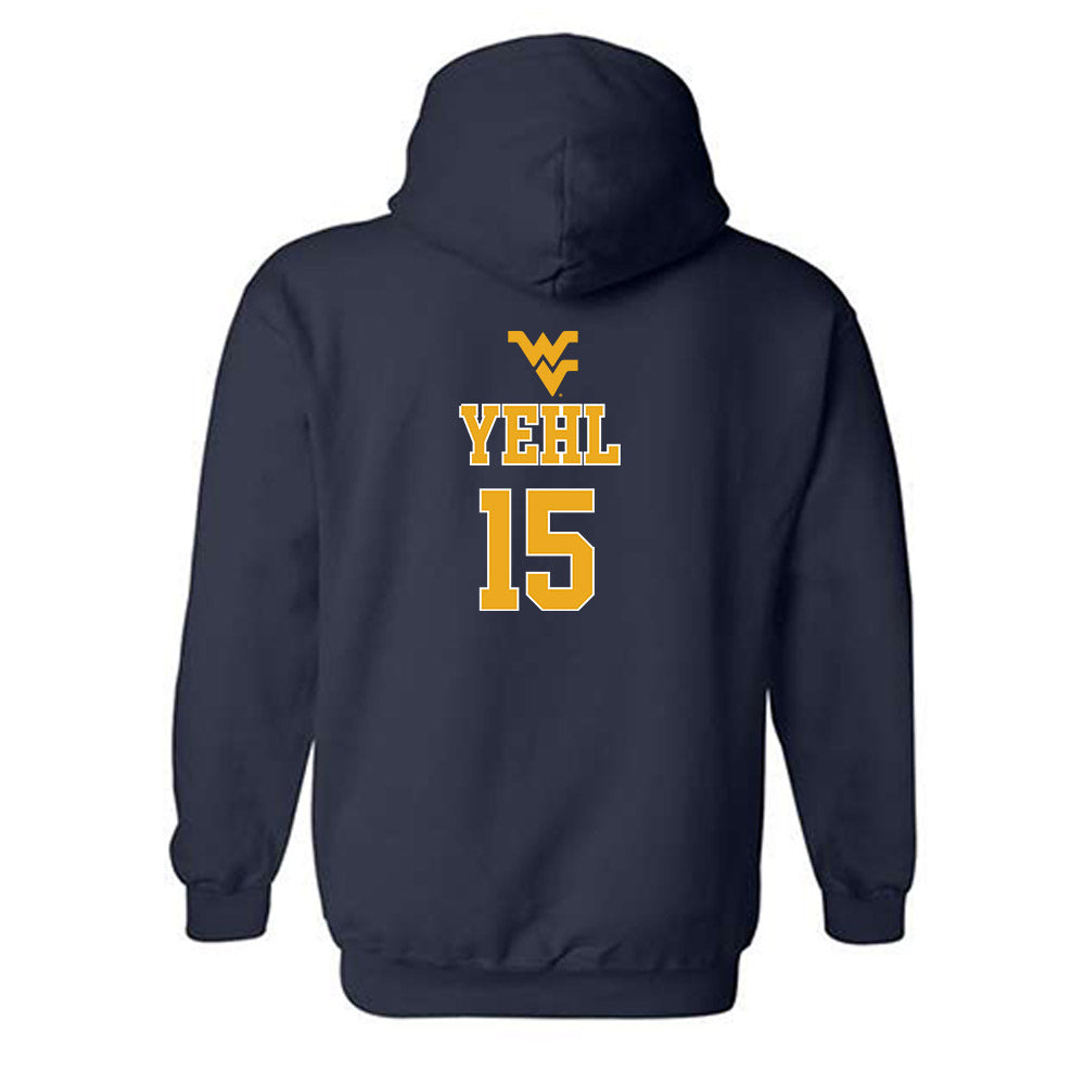 West Virginia - NCAA Baseball : Maxx Yehl - Hooded Sweatshirt Sports Shersey