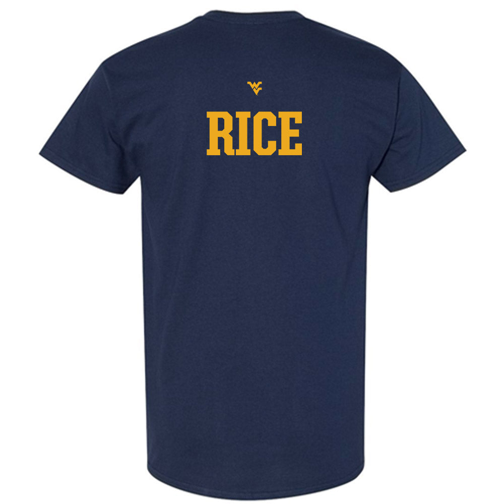West Virginia - NCAA Women's Gymnastics : Sophia Rice - Sports Shersey T-Shirt-1