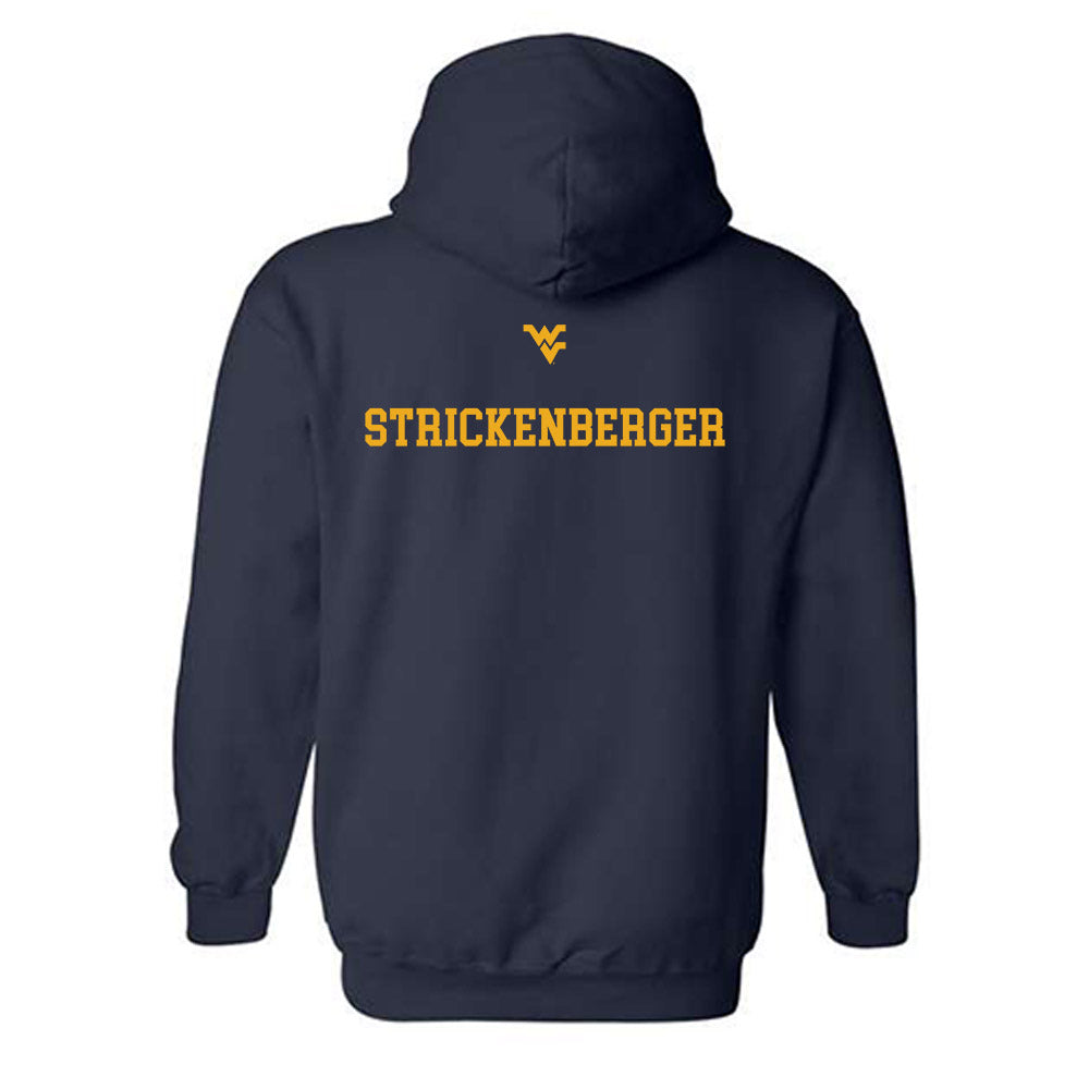 West Virginia - NCAA Wrestling : Jett Strickenberger - Generic Sports Shersey Hooded Sweatshirt-1