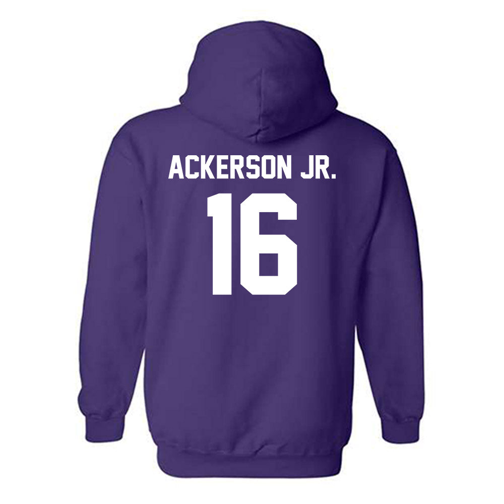 Kansas State - NCAA Football : Dj Ackerson Jr. - Sports Shersey Hooded Sweatshirt-1