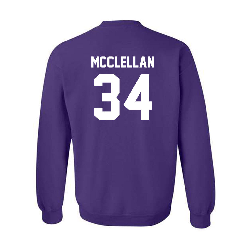 Kansas State - NCAA Football : Nick McClellan - Sports Shersey Crewneck Sweatshirt-1
