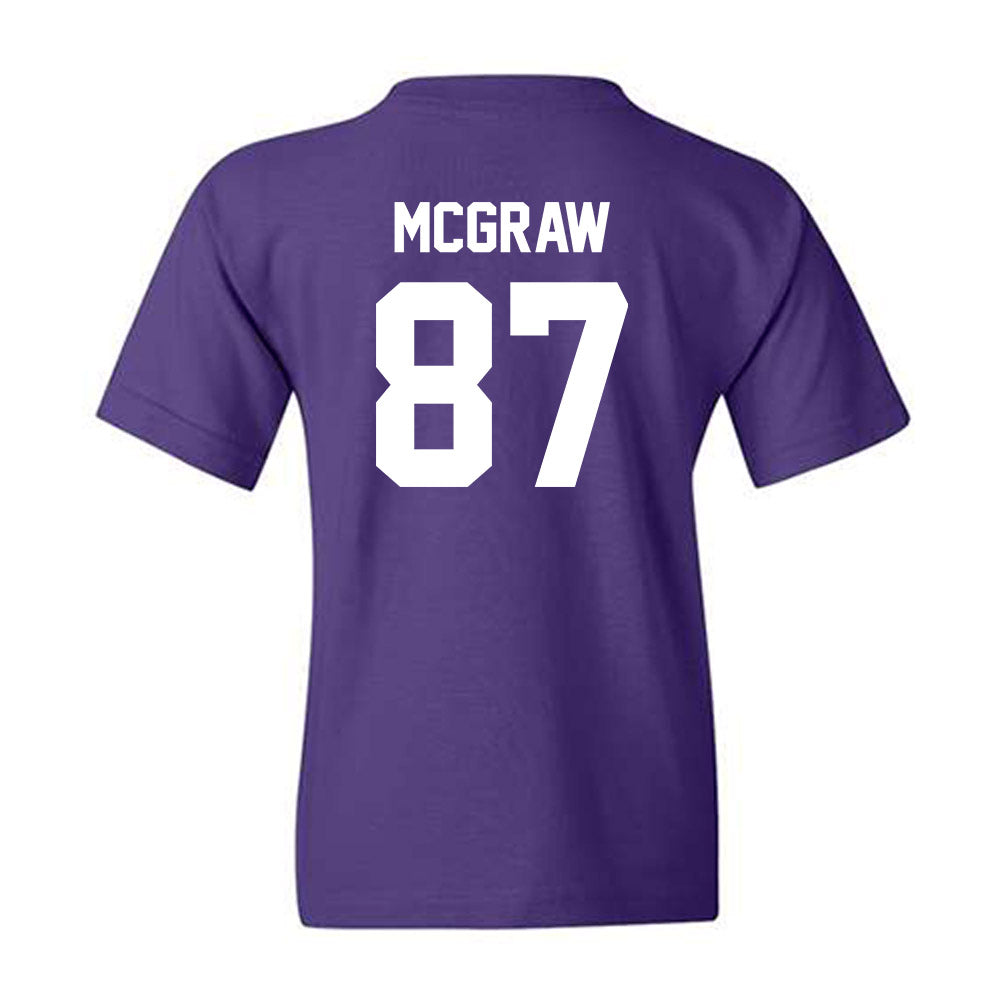Kansas State - NCAA Football : Lawson Mcgraw - Sports Shersey Youth T-Shirt-1