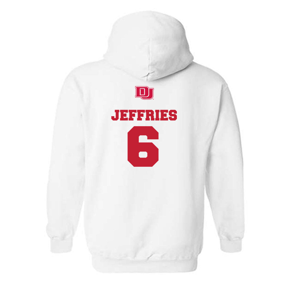 DU - NCAA Women's Soccer : Riley Jeffries - Sports Shersey Hooded Sweatshirt-1