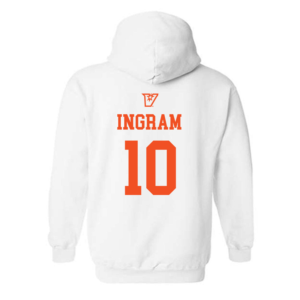 UTRGV - NCAA Women's Basketball : Jalayah Ingram - Sports Shersey Hooded Sweatshirt-1