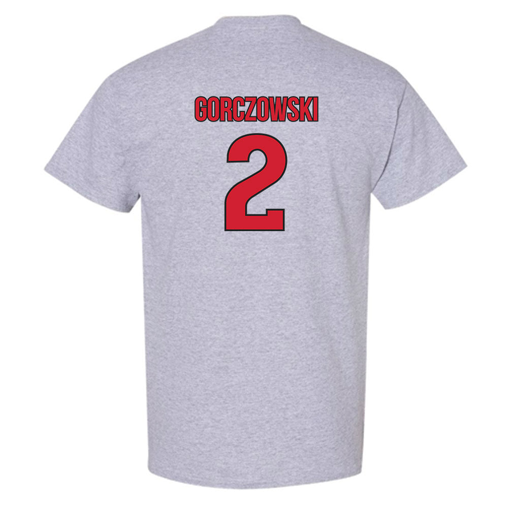 Rutgers - NCAA Men's Soccer : Simon Gorczowski - Sport Shersey T-Shirt-1