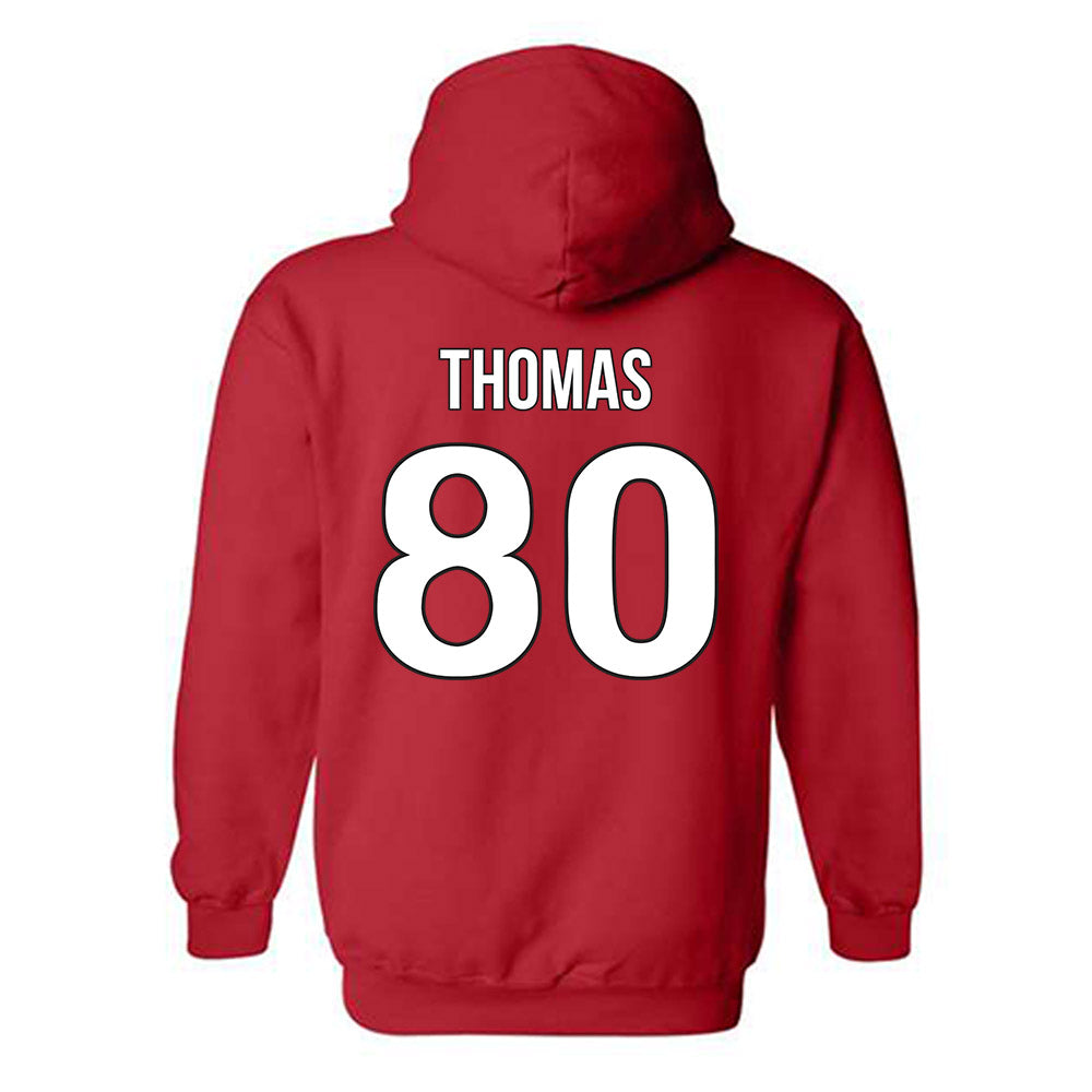 Rutgers - NCAA Football : Michael Thomas - Classic Shersey Hooded Sweatshirt-1